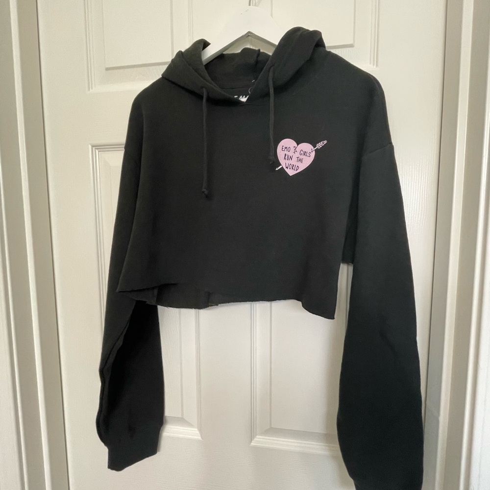 Emo Nite Crop hoodie